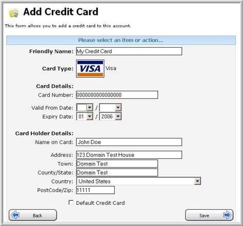 go to my card account.